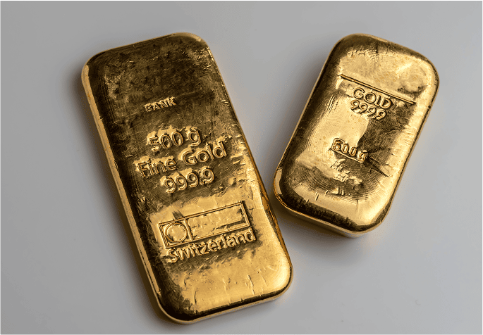 Zwei Goldbarren – Goldankauf zum aktuellen Goldpreis